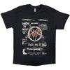 Slayer T Shirt Haunting the Chapel Live 1984 Flyer New Official Mens Black