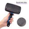 Pet Comb Cat Dog Stainless Steel Needle Combs Remove Floating Hairs Self Cleaning Massage Beauty Cleaning Brush Pets Supplies