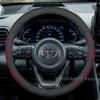Leather Car Steering Wheel Cover For Yaris Cross 2020-2025 Non-slip Auto Steering Wheel Toyota Yaris Cross Accessories