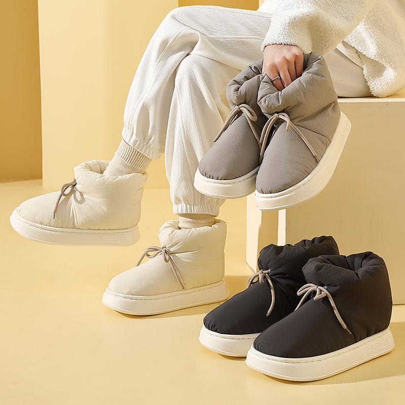 Winter Fur Snow Boots for Women's Home Use Anti Slip Thick Platform Ankle Boots Shoes Ladies Mens Classic Plush Warm Boots