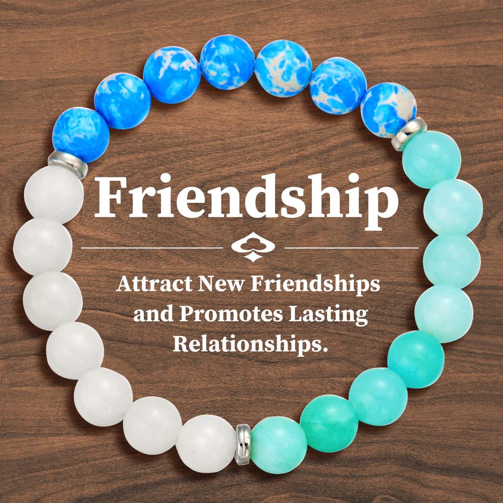 New Trendy Natural Stone Bracelet for Women Men Attract Good Luck Money Health Meaning Bracelet Friendship Jewelry Gift