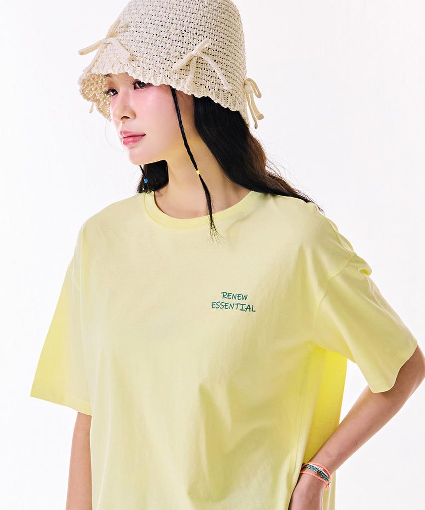 CHASECULT Women'S Cropped Short Sleeve T-Shirt With Varied Hem - Dbzg5851C06