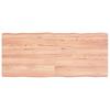 Vidaxl Tabletop, Light Brown 140X60X(2-6) Cm Wood With Natural Edge