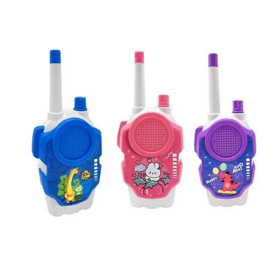 Walkie-Talkie Water Squirter for Kids Cartoon Summer Spray Toy Interactive Splash Game for Kindergarten Family