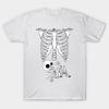 T Shirt Women Maternity Skeleton Baby T Shirt Harajuku Print Kawaii Tshirt Summer Short Sleeve Female T-Shirt Top Tee