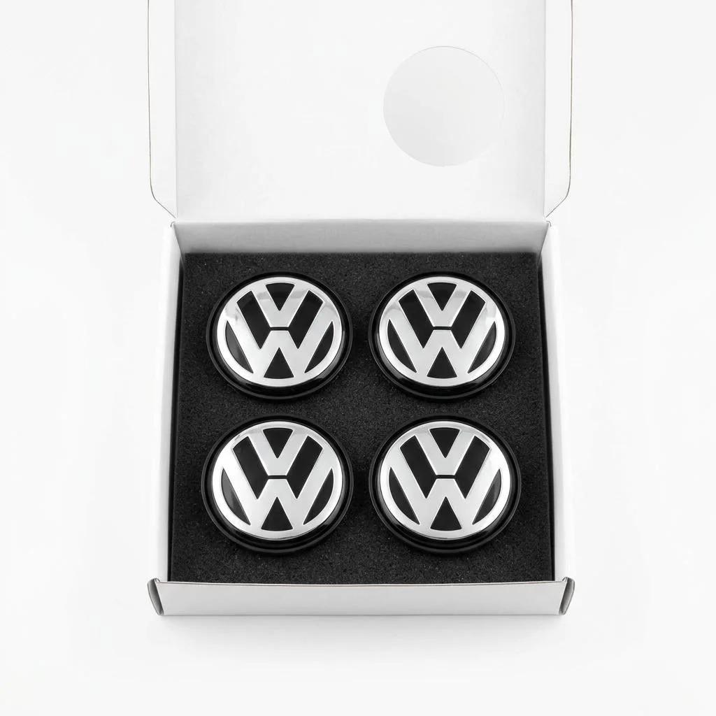 2026 New 4pcs 56mm 65mm VW Floating Car Wheel Center Caps Hubcap Cover for VW Jetta MK5 Golf Passat Styling CC Golf 3B7601171 1J0601171 ER1