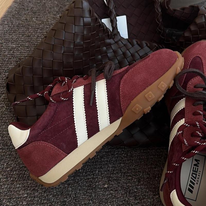 Moda 2024 Jesień Nowe Damskie Buty Sportowe Retro Wygodne Antypoślizgowe Buty Treningowe Damskie Dopasowane Kolorystycznie Płaskie Casualowe Damskie Buty