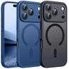 Luxury Magnetic Matte Translucent Case For iPhone 17 Air 16 15 14 Plus 13 12 11 Pro Max For Magsafe Wireless Charger Hard Cover