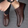 Hoogwaardige Zakelijke Leren Schoenen Puntige Neus Lage Hak Formele Bruiloftsschoenen Echt Leer Modieus Zachte Zool Oxford Schoenen