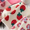 Cute Harajuku Strawberry Love Sweet Socks Middle Tube Breathable Fashion Autumn And Winter Casual Socks