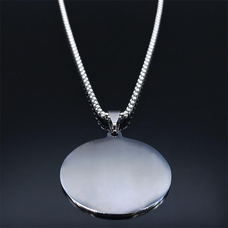 The Planets Mercury Stainless Steel Necklace Seal of Seven Archangels Secret of Universe Necklaces Jewelry Talismanes Poderosos