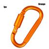 Alloy Outdoor Accessories Keychain Buckles Climbing D Carabiner Camping Hiking Hooks Spring Clips