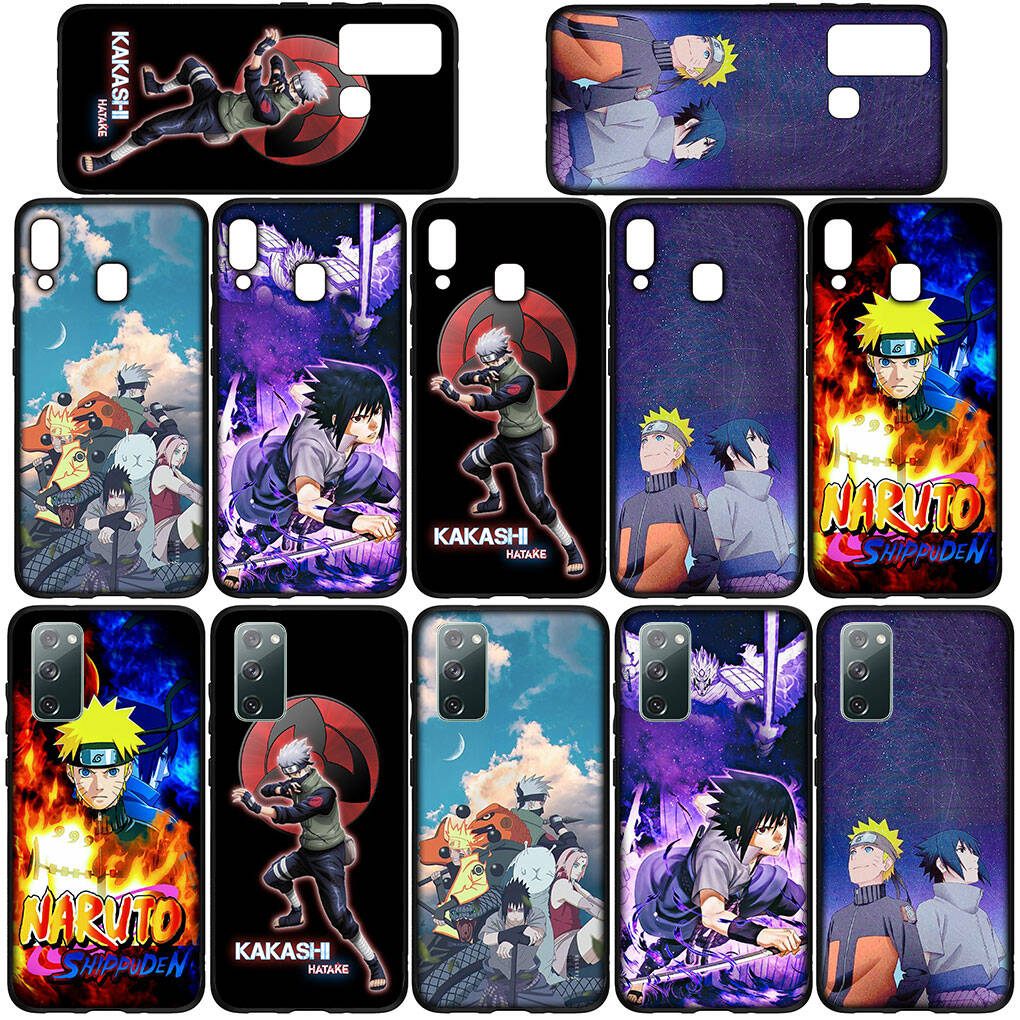 Phone Case for iPhone 17 15 16 Plus Redmi Note 14 12 11 13 Pro Max Huawei P30 P20 Lite OPPO A60 A40 A80 A18 A16 A54 Cartoon Uchiha Sasuke Naruto Cover