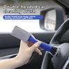 Car Air Conditioning Outlet Gap Brush Nylon Silk Soft Hair Car Interior Detail Double Head Dust Removal Cleaning Brush