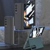 Magnet Leather Holder Case For Samsung Galaxy Z Fold 4 5g Phone Cover Hard 360 Full Protection Front Film Case For Z Fold4