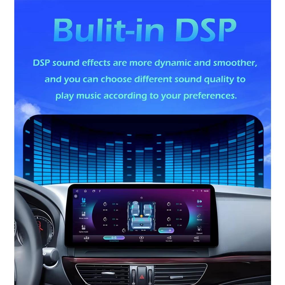 Android Screen 12.3INCH DSP RDS For Toyota  Hilux 2005-2014  Car Radio Multimedia Video Player GPS Carplay Stereo 4G 5G WIFI