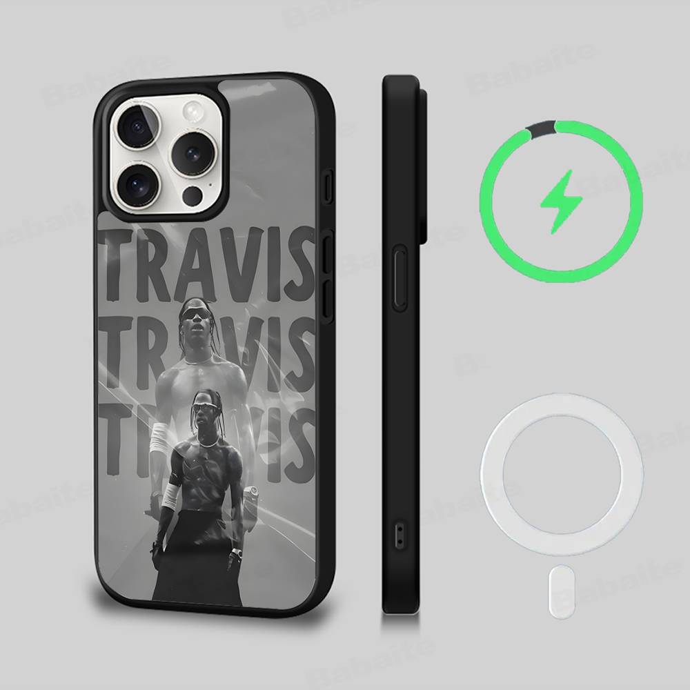 Luxury Travis Scott Cactus Jack Phone Case For IPhone 17 16 15 14 13 12 11 Pro Max Plus For Magsafe Magnetic Shell