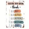Vintage Metal Sign Wall Decor 20x30cm Rustic Tin Plate Artwork