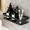 1 Pcs Aluminium Heavy Duty Self Adhesive Bathroom Shelf, Modern Style, Wall Mounted, Single Shelf,