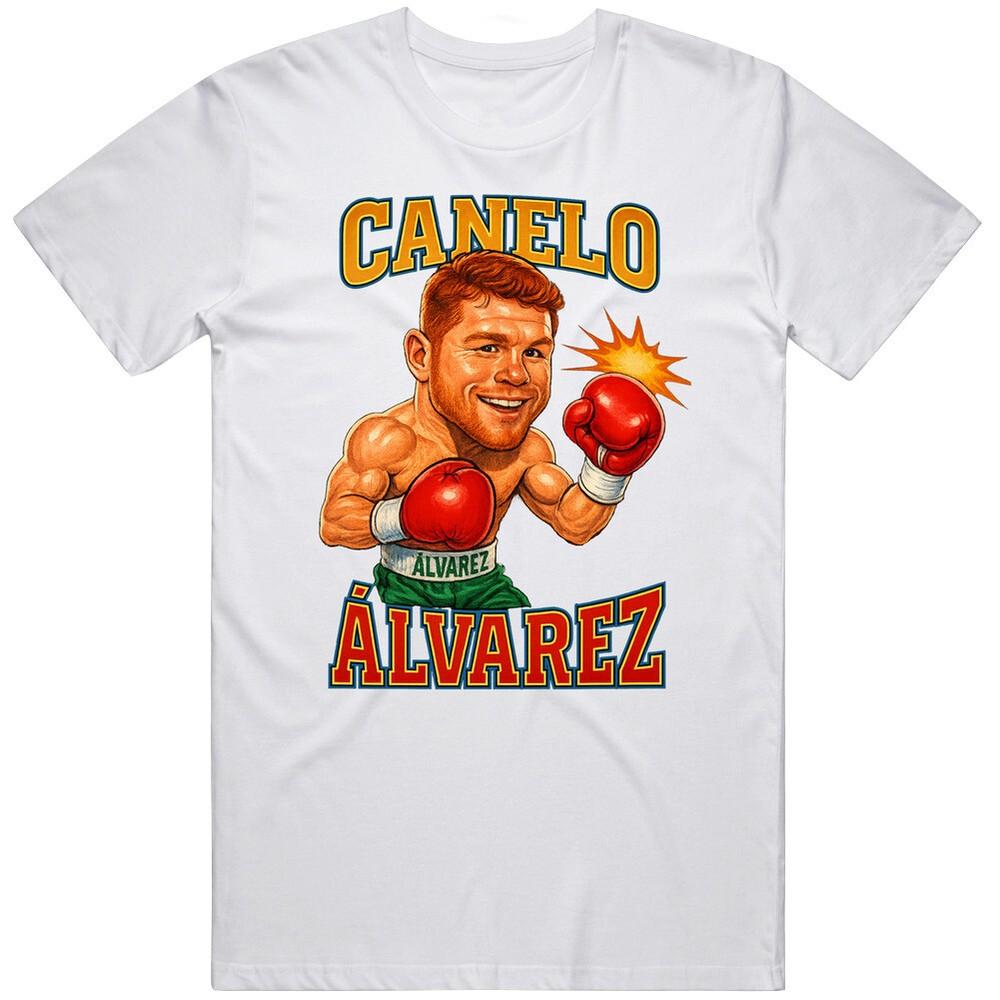 Cool Canelo Alvarez Caricature Boxing Fan Gift Idea T Shirt