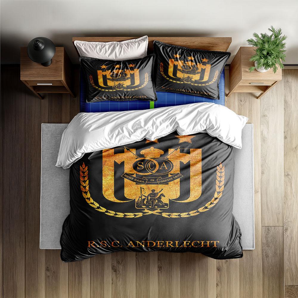 Les Mauve et Blanc Duvet Cover Set King Queen Double Full Twin Single Size Bed Linen Set
