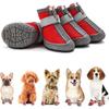 4pcs/set Waterproof Dog Shoes Anti-slip Rain Boots Footwear Paw Protector Breathable for Small Dogs Cat Puppy Dogs Socks Booties