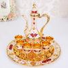 European-style Russian Retro Court Creative Wine Set Household Wedding Metal Gift Wine Pot Set Ornament