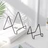 Creative Iron Art Magazine Display Stand Decorative Multipurpose Book Stand Stable Plate Dish Rack Plate Bowl Picture Frame