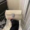 Solid Color Simple Fashion Chain Bag Women's 2025 Spring and Summer New Shoulder Messenger Bag Small Square Bag