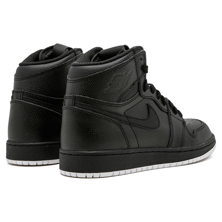(GS) Air Jordan 1 Retro High OG 'Black Perforated' Kids' 575441-002