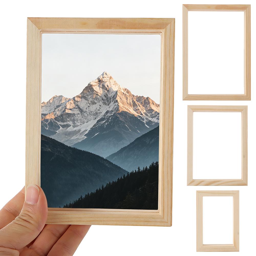 DIY Wedding Decor Fashion Photo Frame Wooden Vintage Picture Holder