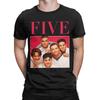 Five Boys Band(2) Tshirts Unisex Leisure Pure Cotton Tee Shirt Crew Neck Short Sleeve T Shirts Plus Size Clothing