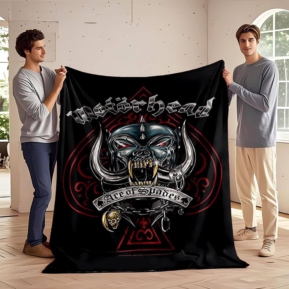 Motörhead Ace of Spades Design for All Seasons Blanket Lunch Break Throw Gift