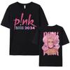 Pnk Pink Singer Summer Carnival 2024 Festival WORLD Tour Tee Shirt Womens Unisex Clothing Aesthetics Oversized Tshirt Streetwear