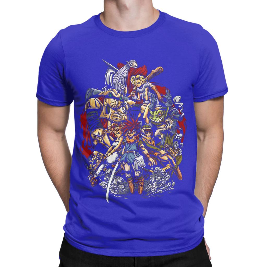 חולצת טי כותנה צבעונית Chronos Triggers Graphic 100 חולצות Chrono Trigger עליוניות ליוניסקס
