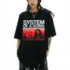 Hot Sale Limited System of A Down Graphic T-shirt Men Women Rock Graphics Retro Hiphop Streetwear Oversized Tshirt Short Sleeve Casual Clothing