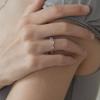 MERRYMOTIVE Pastel Color Cubic Chain Ring (2color)
