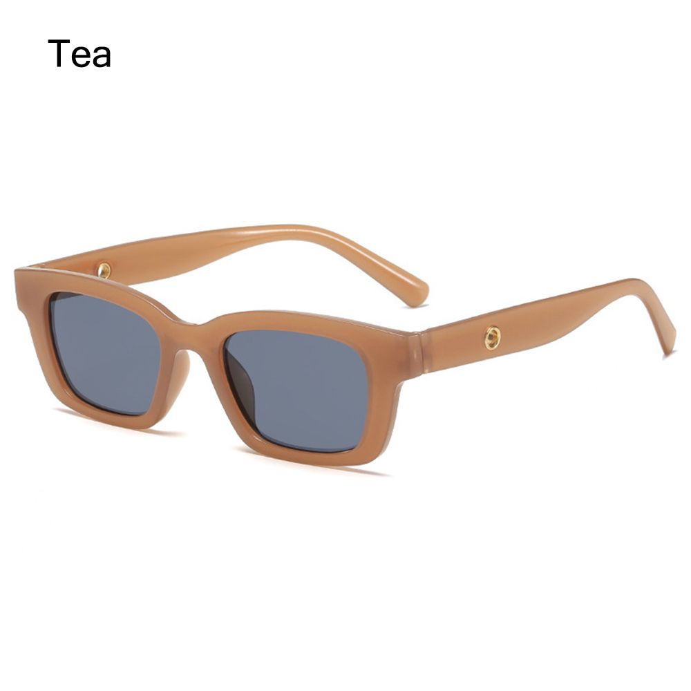 Latest Stylish Rectangle Sunglasses for Women Vintage Narrow Square Frame Sun Eyeglasses UV400 Protection Driver Eyeglasses