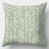 Just Green Avocado Plaid Cushion, Square Pillowcase, Sofa, Floral Print