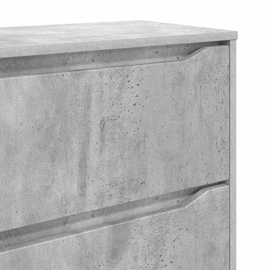 Storage Cabinet Concrete Grey 60 x 48 x 81 cm Engineered Wood