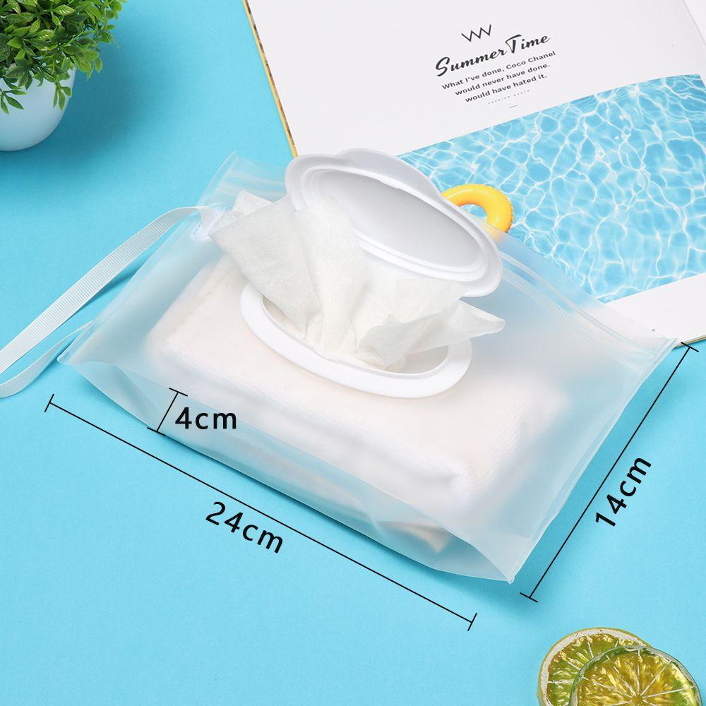 Reusable Cleaning Snap Strap Mask Case Wet Wipes Bag Napkin Storage Pouch Cosmetic Container