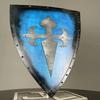 71.12 Cm Blue Templar Shield Medieval Knight Black Cross Templar Shield Crusader Shield Battle Knight Heater Shield Best Gift