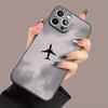 Fashionable Airplane Pattern Phone Case Suitable for iPhone 16 15 14 13 12 11 Pro/Max/Plus Shock-absorbing Soft Case