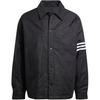 Originals Neuclassics Single Breasted Striped Lapel Regular Fit Lightweight Casual Unisex Jacket Black JC9906