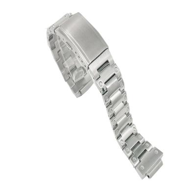 Modifiziertes Metall-Edelstahl-Uhrenarmband für kleine quadratische [syzynicy] GM-5600 DW5600/5610 (Silbernes Armband, DW5610)
