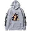 Jujutsu Kaisen Anime Japonais Gojou Satoru Sweat à Capuche Graphique Surdimensionné à Manches Longues Coton Homme Femme Vêtements