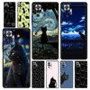 Black Cat Cartoon Cute Phone Case For Xiaomi Redmi Note 12 5G 11 10 Pro 4G Plus 9S 9 8 7 9T 8T 10C 9C 9A 5G K40 Gaming Cover