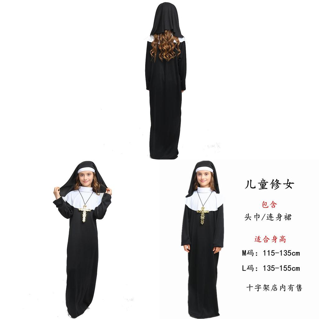 Spielthema Kinder Cosplay Priesterrobe Kostüm Für Mädchen Oster Verkleidung