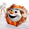 1pc Winter Snowman Fashionable Auto Opening/Closing Folding Umbrella with 8 Bones, Windproof Portable, Daily Use211