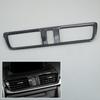 Plastic Middle Air Outlet Vent Cover Trim Frame Decor Fit for Mazda 3 Axela 2014-2016 2017 2018 Black Carbon Fiber Style